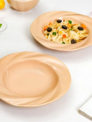 Set Of 2 Ceramic Pasta Plate 8 Inch