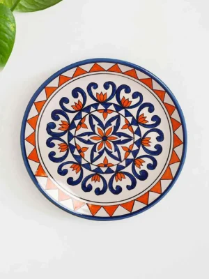 'Star Light' Decorative Ceramic Wall Plate (25.4 cm, Handpainted)