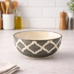 Ceramic Bowl Set of 2 – Nakkashi Naturals 4.25 Inch Handcrafted Bowls | Microwave & Dishwasher Safe | Lead-Free Serving Bowls - Image 4